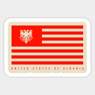 United States of Albania Sticker